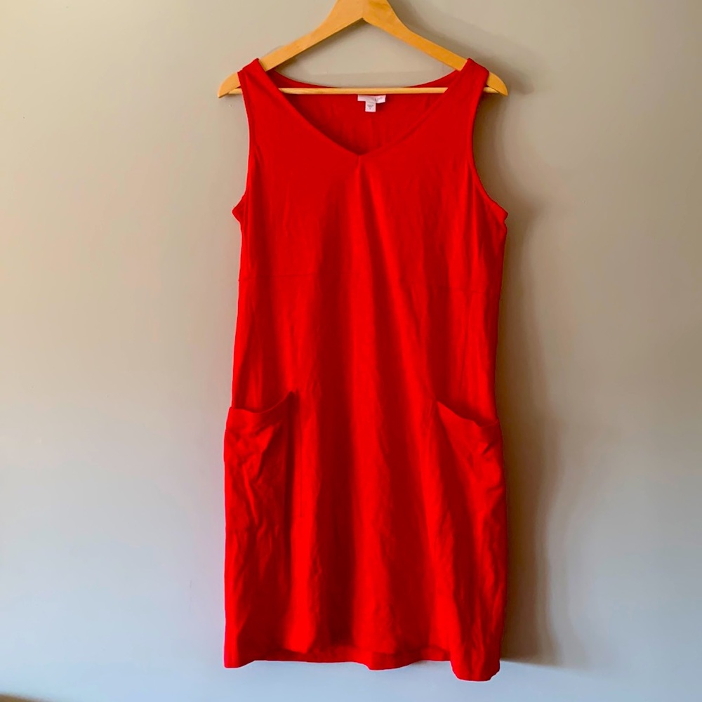 COPY - J. Jill Red Cotton Dress S